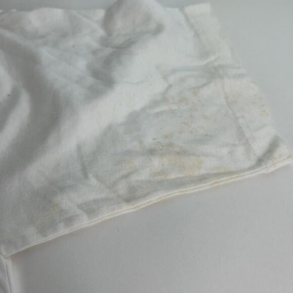 VTG American Tee's Jamaica Embroidered T-SHIRT Size XL White Short Sleeve - Picture 8 of 14